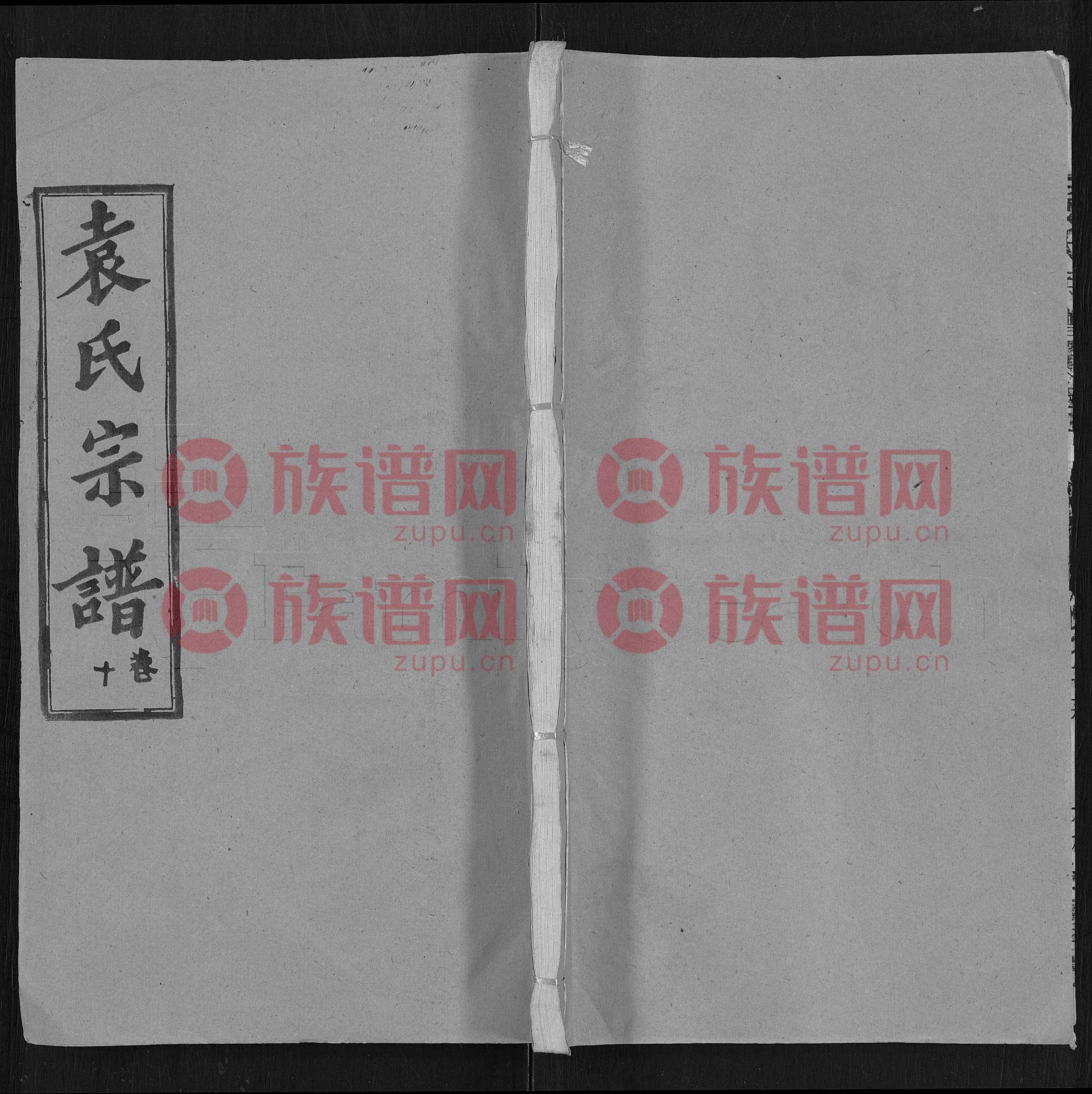 卧雪堂袁氏宗谱 [16卷,首2卷]第4本