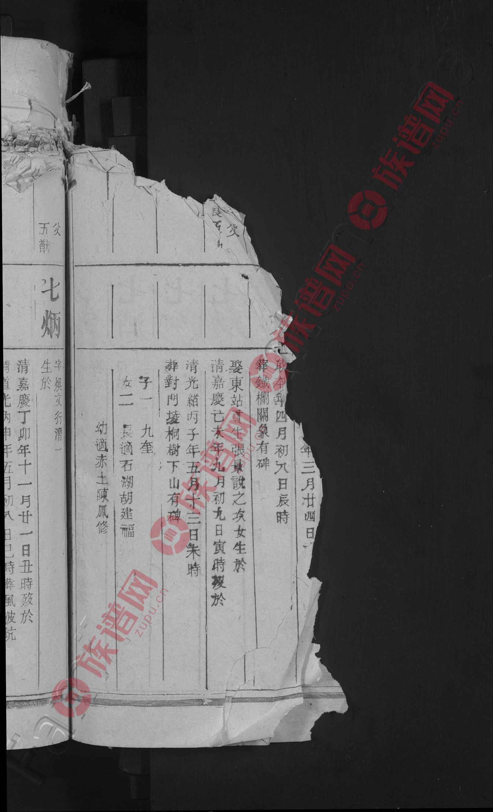 翟氏九修家谱第6本